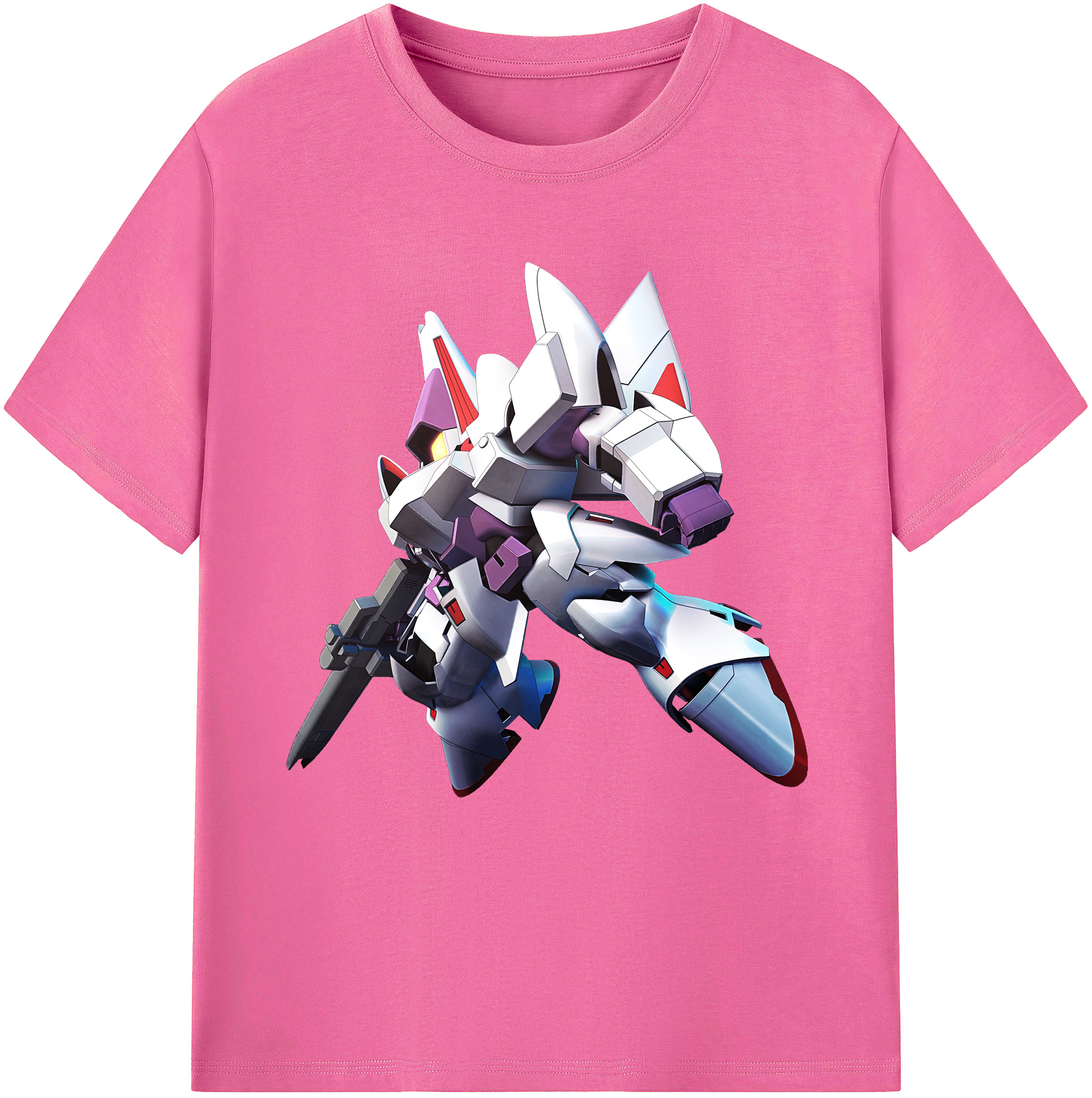 （画像用） 機動戦士ガンダム Mobile Suit Gundam レディースカジュアルプリントTシャツ（綿100％）